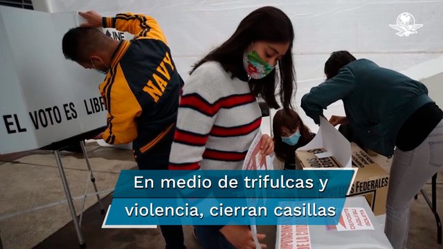 Inicia el cierre de casillas en las entidades; arranca conteo de votos