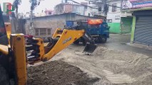 Escorts Dozer Moving The Sand By Dozer Bucket - Amazing Operator Skill || Dozer Work Video || RoadPlan