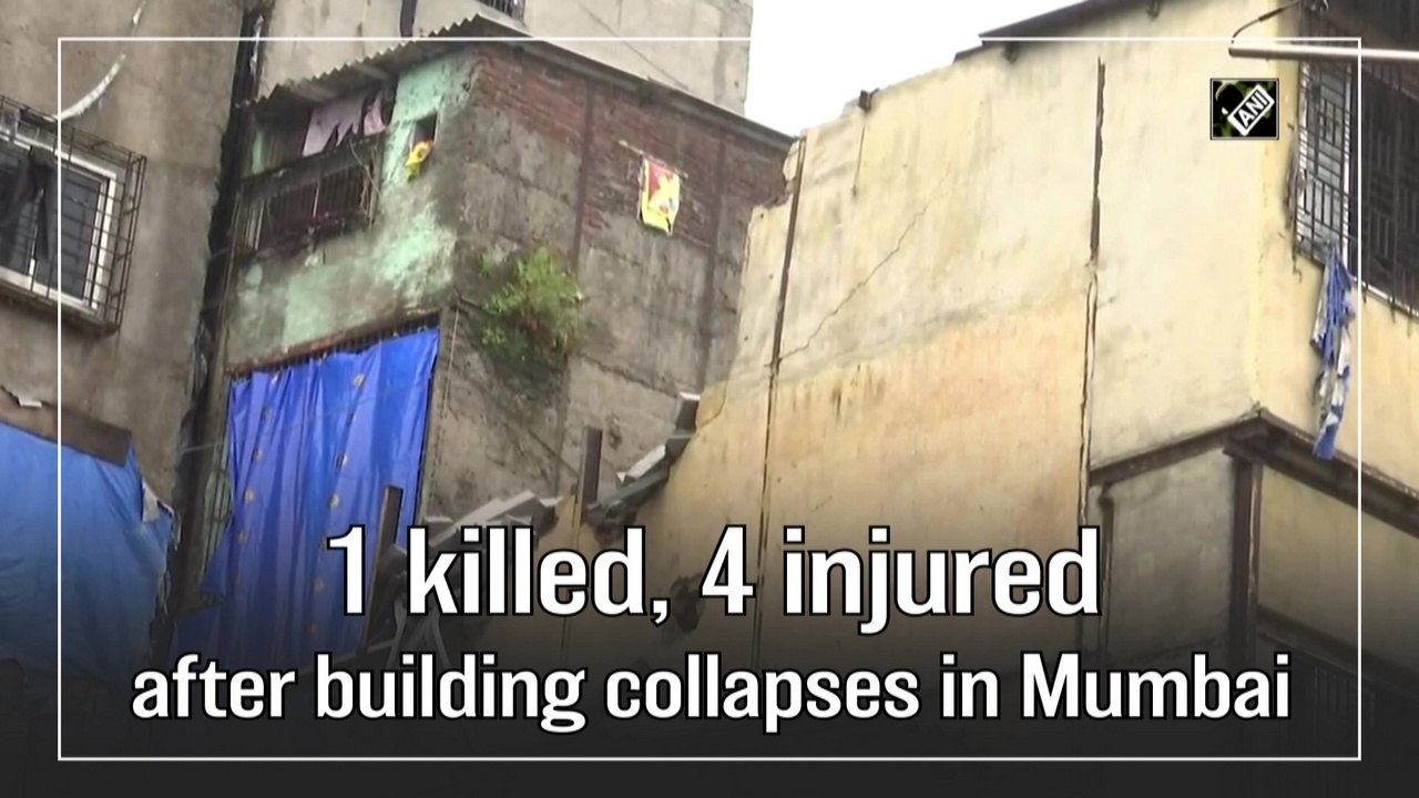 1 killed, 4 injured after building collapses in Mumbai