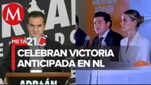 Samuel García y Adrián de la Garza se proclaman ganadores en Nuevo León