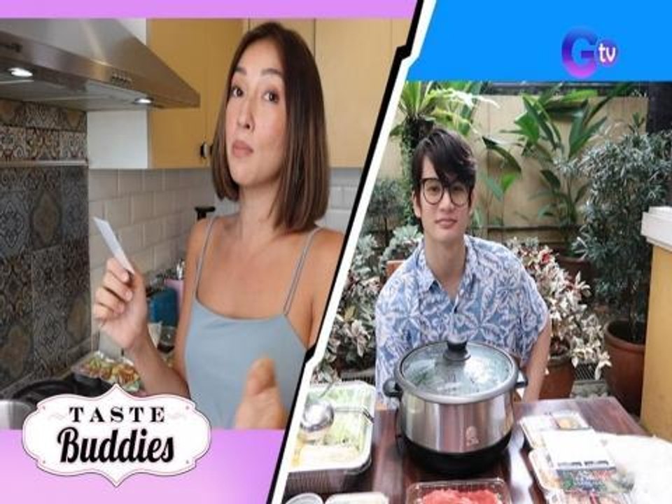 Taste Buddies: Gil Cuerva and Solenn Heusaff's Shabu-shabu experience at home