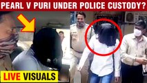 Actor Pearl V Puri Taken To Court | LIVE VISUALS Outside Police Station