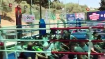 Muay Thai Milli Takım seçmelerine imam getirildi, ringde cuma namazı kılındı
