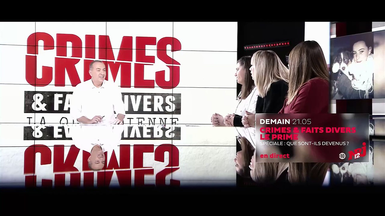 Evénement en direct - Soirée spéciale "Que sont-ils devenus ?" pour retrouver les témoins de "Crimes et Faits Divers" à 21h05 sur NRJ12 présentée par Jean-Marc Morandini