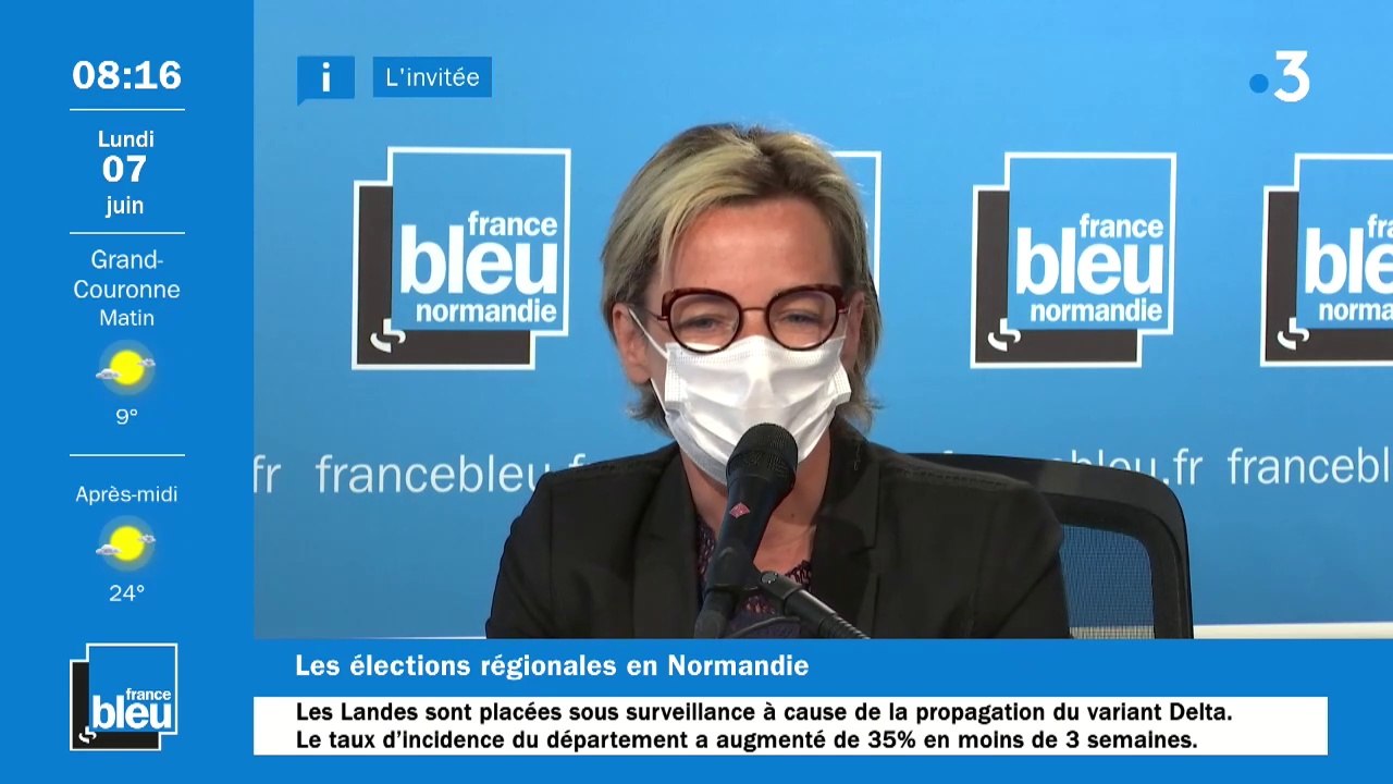 Elections régionales : la candidate PS-EELV Mélandie Boulanger sur France Bleu