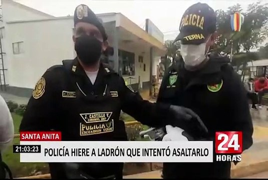 Santa Anita: policía del Grupo Terna hiere a ladrón que intentó asaltarlo