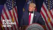 Former President Trump addresses crowd in North Carolina