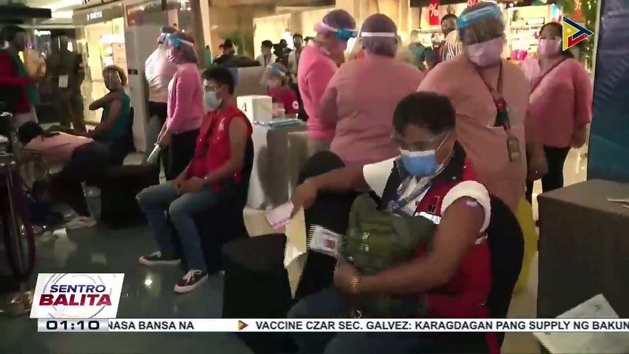 DOLE, tiwalang bibilis ang pagbangon ng ekonomiya sa pagbabakuna sa economic frontliners; ilang economic frontliners, nagpabakuna para sa kaligtasan ng pamilya