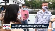Philippine Navy modernization, tinutukan ni outgoing Philippine Navy Chief Vice Admiral Bacordo; pagpapatayo ng forward operating bases sa bansa, suportado ng Philippine Navy