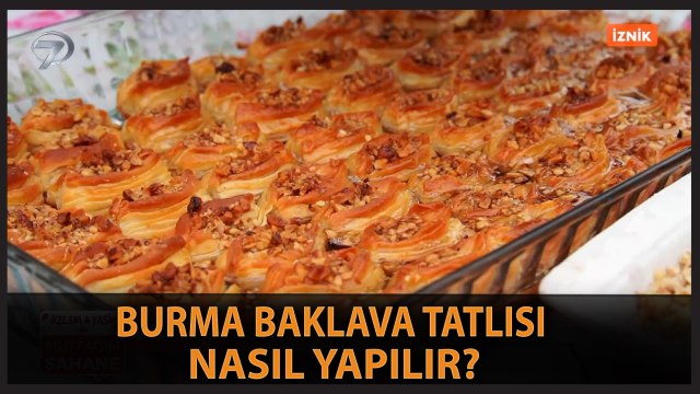 Çıtır Çıtır El Açması Burma Baklava Tatlısı Tarifi