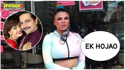 Rakhi Sawant Urges Nisha Rawal & Karan Mehra To Resolve Their Problems; Says "Please Ek Hojao!"