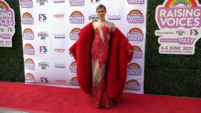 Valentina Sampaio OUTLOUD: Raising Voices Concert Series Day 3 Red Carpet Fashion