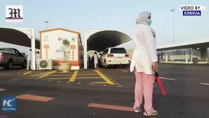 Kuwait opens 1st drive-thru COVID-19 vaccination center