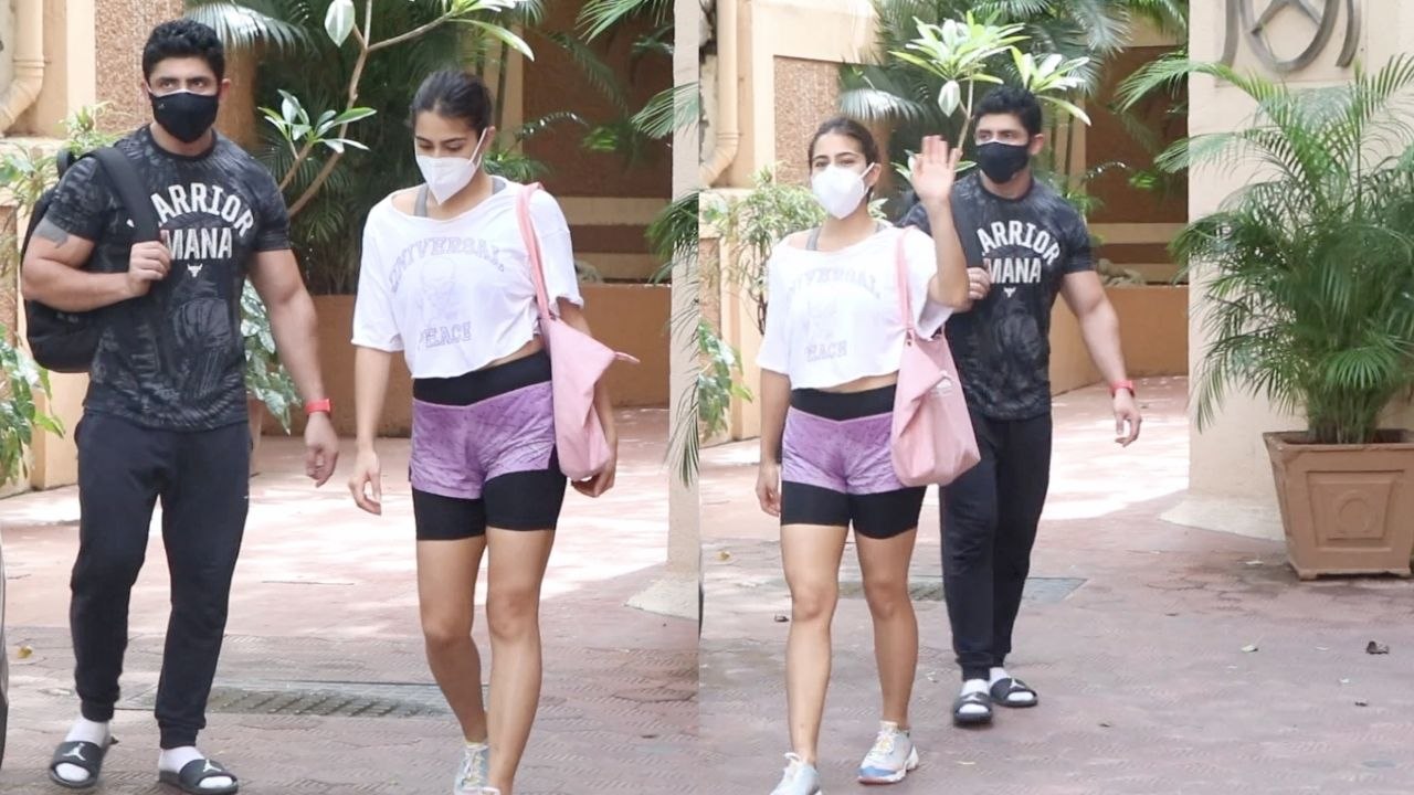 Rhea Chakraborty ने लिया Sara Ali Khan का नाम, उसके बाद ऐसे Spot हुई Sara Ali Khan Gym के पास