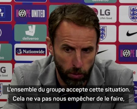 Angleterre - Southgate : Le groupe accepte les sifflets