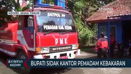 Bupati Kediri Akan Tambah Kendaraan Pemadam Kebakaran Dan Pos Pantau