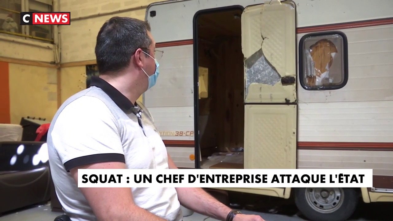 Un chef d'entreprise, dont les locaux sont saccagés et squattés par plus de 300 personnes, décide d'attaquer l'Etat