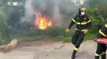 Coriano - Incendio di sterpaglie nel Parco del Marano (07.06.21)