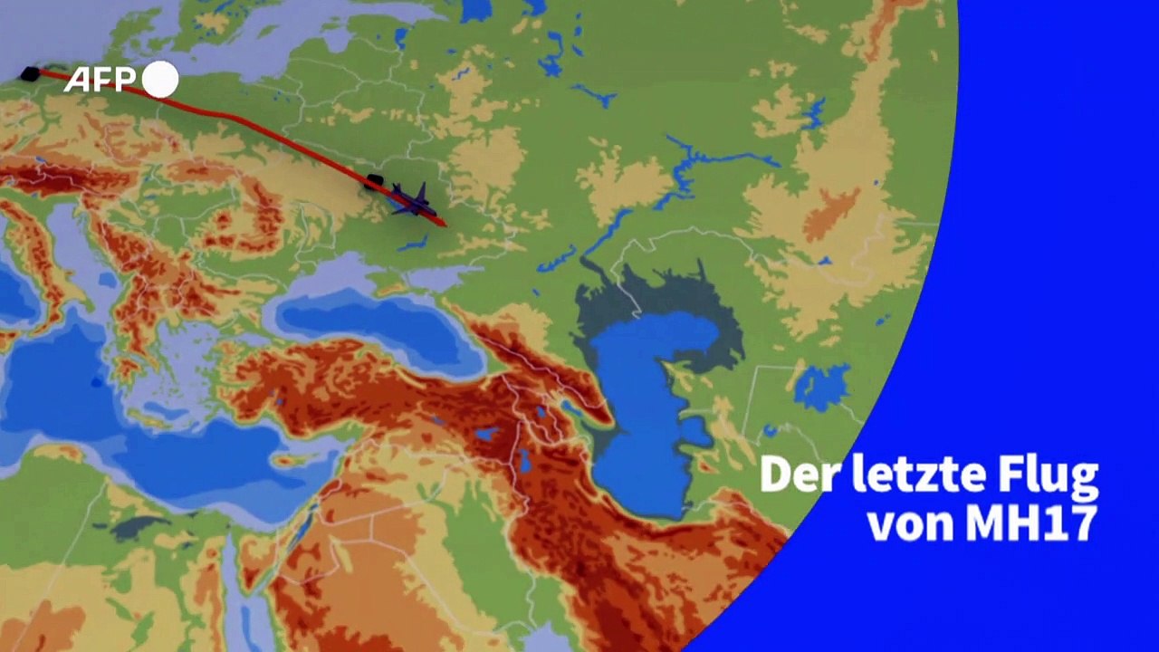 Videografik: Der letzte Flug von MH17