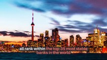 What are the top 3 banks in Canada?Which bank is the safest in Canada?