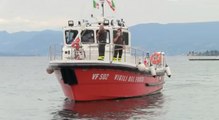Bardolino (VR) - Varata nuova imbarcazione di soccorso dei Vigili del Fuoco (07.06.21)