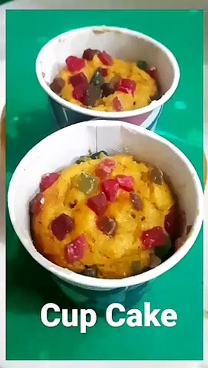Eggless Mango Cup Cake  I Mango Cup Cake I Cake without oven I Mango Cup Cake in Kadhai by Safina Kitchen