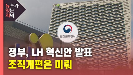 [뉴있저] 정부, LH 혁신안 발표...조직개편안 확정은 8월로 / YTN