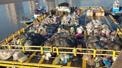 [인천] 소래포구 어선들, 3년간 115톤 해양쓰레기 수거 / YTN