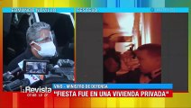 Ministro de Defensa se refiere al video en el que se ve a militares festejando sin barbijos
