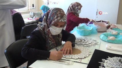 Edremitli kadınlar meslek edinip, aile bütçelerine katkı sağlıyor