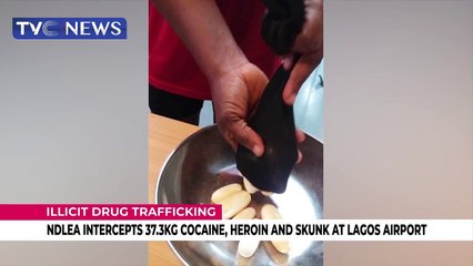 NDLEA intercepts 37.3KG cocaine, heroin and skunk at Lagos Airport