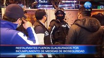 Prostíbulo, fiestas y restaurantes son clausurados por incumplimiento de medidas de bioseguridad