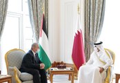 Son dakika haber... Filistin Başbakanı Iştiyye, Doha'da Katarlı mevkidaşıyla 