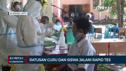 Cegah Penyebara Corona di Sekolah, Guru dan Siswa Jalani Rapid Tes