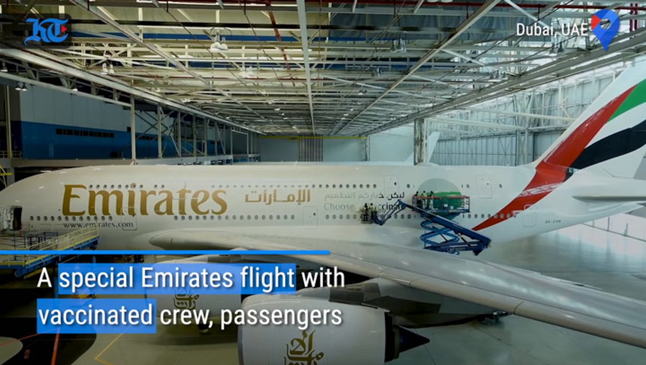 Special Emirates Flight With Vaccinated Crew, Passengers Takes Off