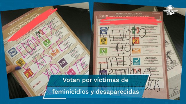 Exigen justicia por víctimas de feminicidios y desaparecidas en urnas electorales