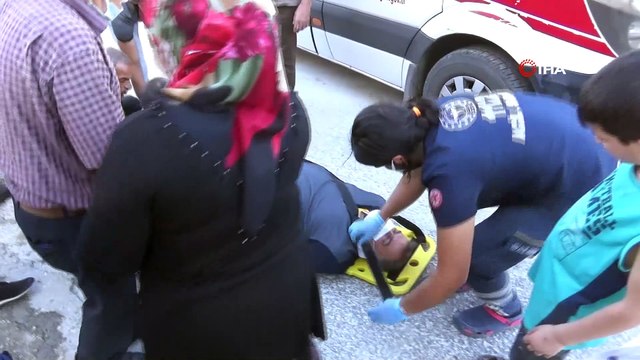 Ezilmekten kıl payı kurtuldu... İki otomobilin çarpışma anı güvenlik kamerasında