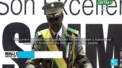 Head of military Junta Assimi Goita sworn in as president