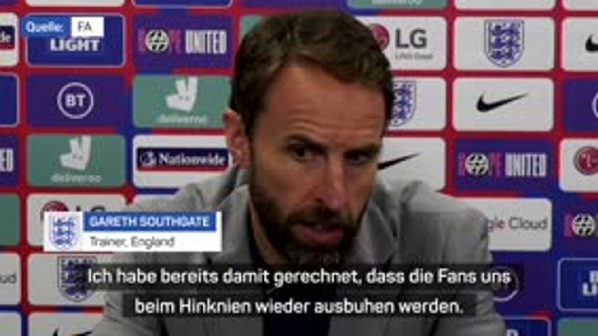 Southgate Habe Mit Erneuten Buhrufen Gerechnet Video Dailymotion