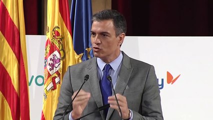 Sánchez pide a Cataluña "apostar por soluciones"