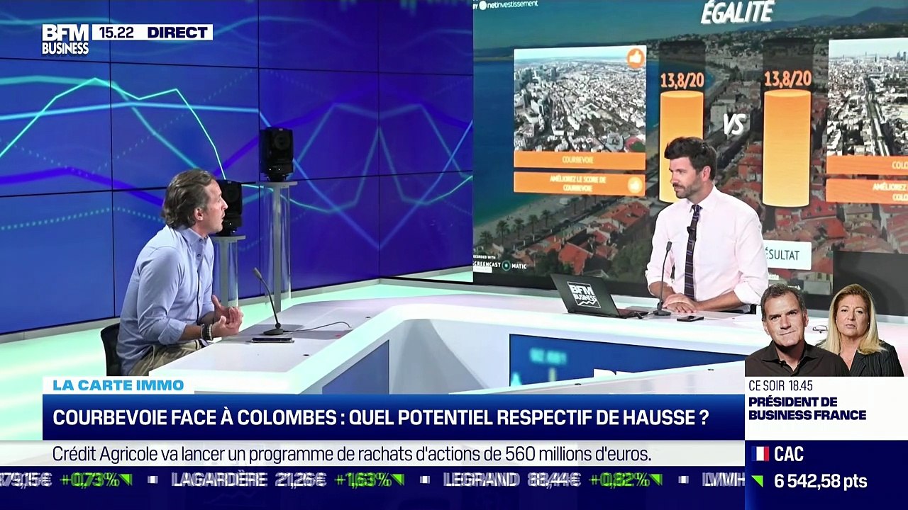 Karl Toussaint du Wast (Le tour de France de l'immobilier) : Courbevoie face à Colombes, le match immobilier du jour - 07/06