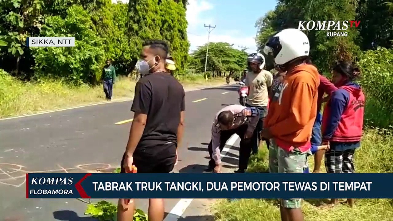 Tabrak Mobil Tangki, 2 Pengendara Sepeda Motor Tewas di Tempat