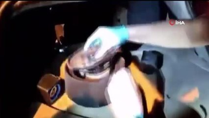 Anahtarlık içinde uyuşturucu ticaretine polis engeli