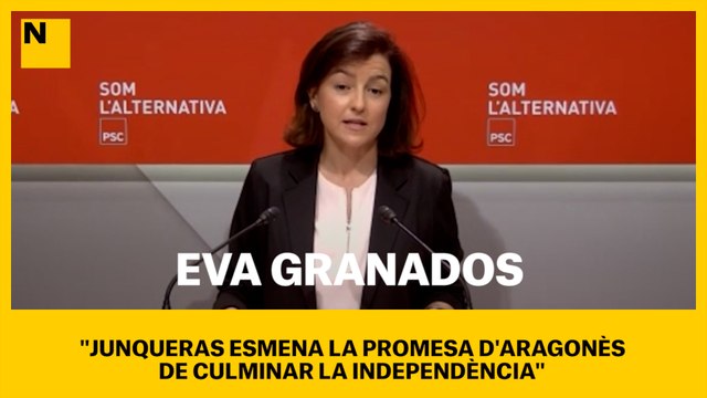 El PSC: Junqueras esmena la promesa d'Aragonès de culminar la independència