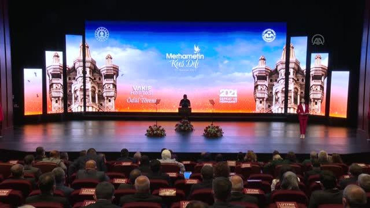 Son dakika haberi! Kültür ve Turizm Bakanı Ersoy "Merhametin Dili Kuş Dili Vakıf Haftası Toplantısı"nda konuştu