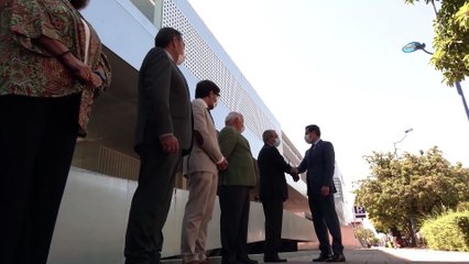 El presidente de la Junta, Juanma Moreno, presenta el Hospital Macarena Cartuja de Sevilla
