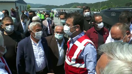 SAKARYA - İBB Başkanı İmamoğlu, Melen Barajı'nı inceledi