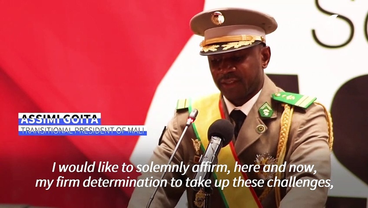 Mali strongman vows to honour 'all commitments,...