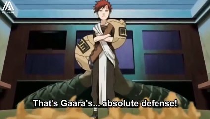 Gaara vs Rock Lee (Full Fight English Subbed)