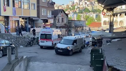 2 metreden beton zemine düşen yaşlı adam yaralandı